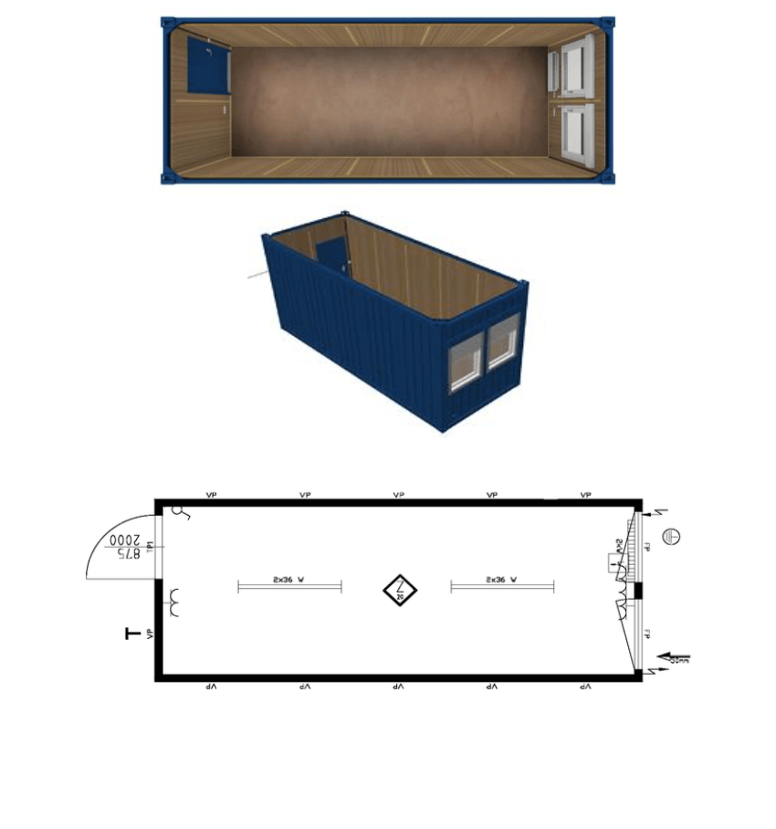 20 Fuss Bürocontainer, fabrikneu – Bild 16