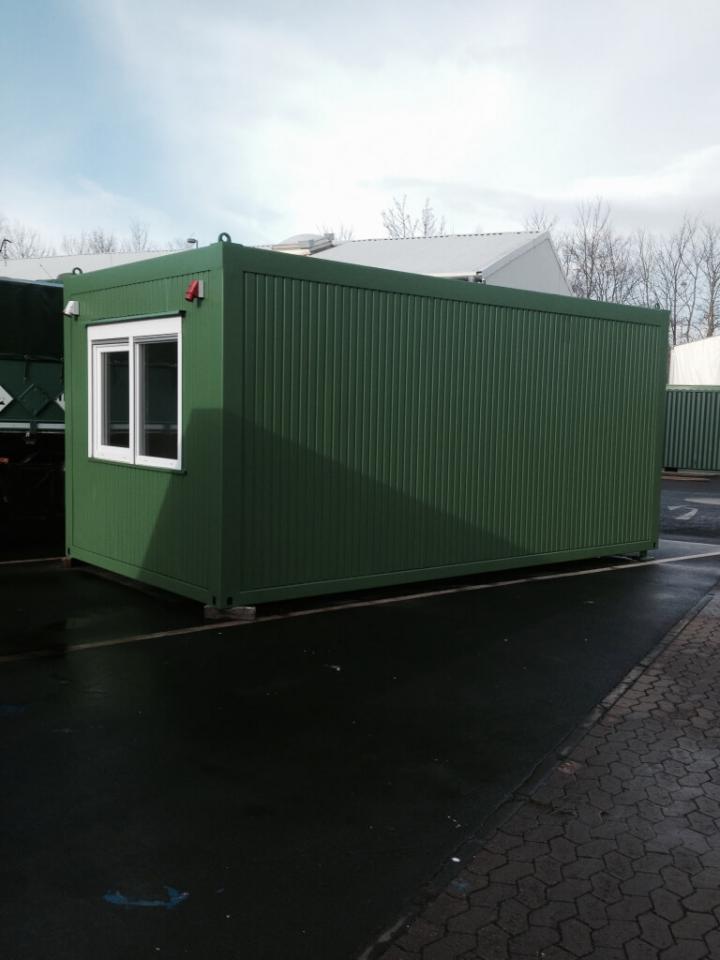 20 Fuss Bürocontainer gebraucht, aufbereitet und neu lackiert – Bild 3