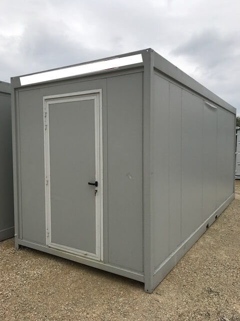 20 Fuss Bürocontainer, gebraucht, grau – Bild 2