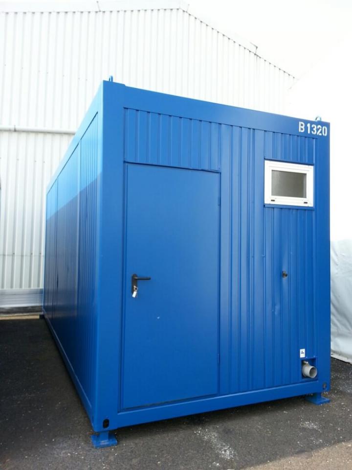 20 Fuss Bürocontainer mit WC- Abteil und Pantryküche - gebraucht – Bild 1