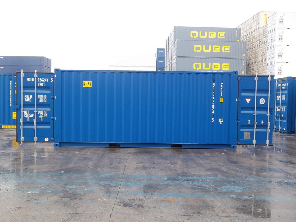 20 Fuss Double Door See- Lagercontainer, neuwertig – Bild 2