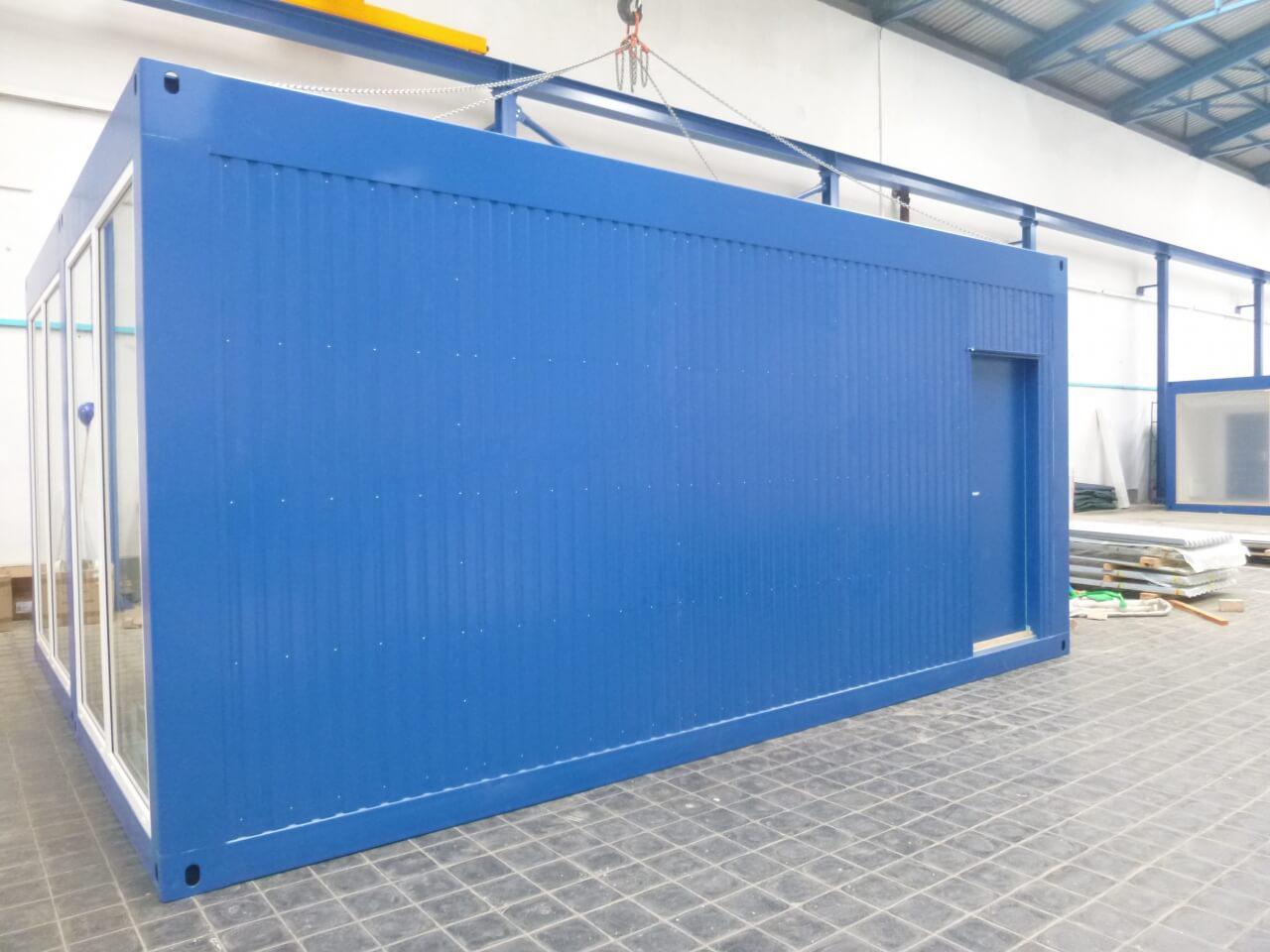 20 Fuss Duo- Bürocontaineranlage mit Fixverglasung, fabrikneu – Bild 4