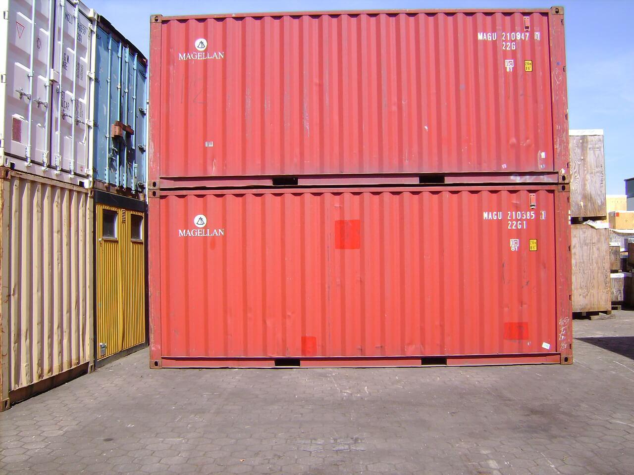 20 Fuss See- Lagercontainer, gebraucht – Bild 2