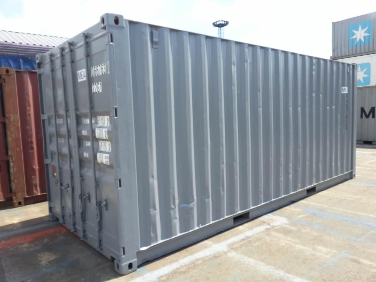 20 Fuss See- Lagercontainer, gebraucht, neu lackiert – Bild 3