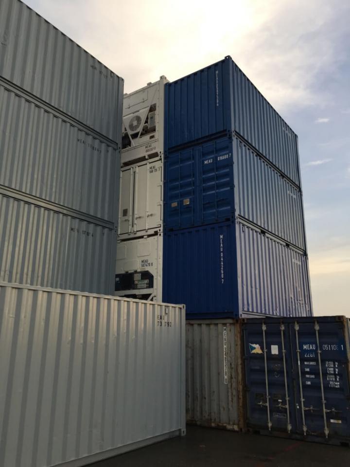 20 Fuss See- Lagercontainer, gebraucht, neu lackiert – Bild 5