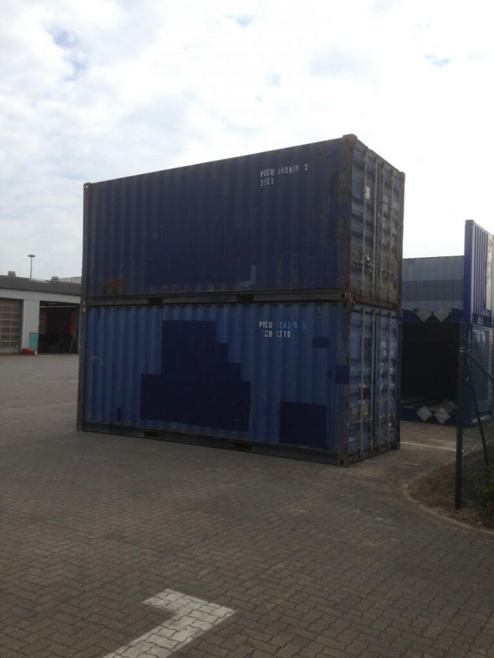20 Fuss See- Lagercontainer, gebraucht – Bild 1