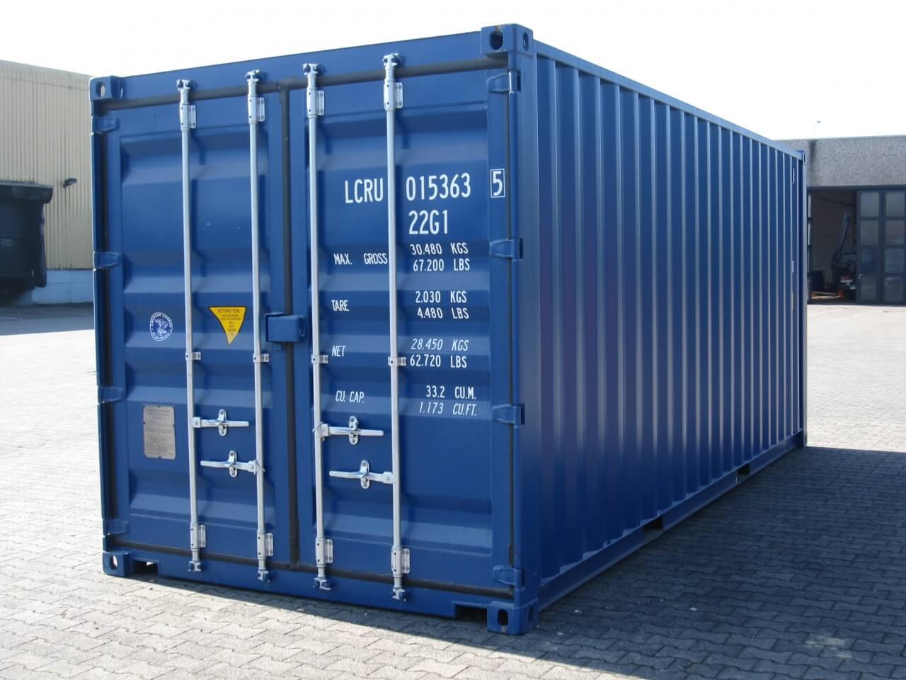 20 Fuss See- Lagercontainer, neuwertig – Bild 1