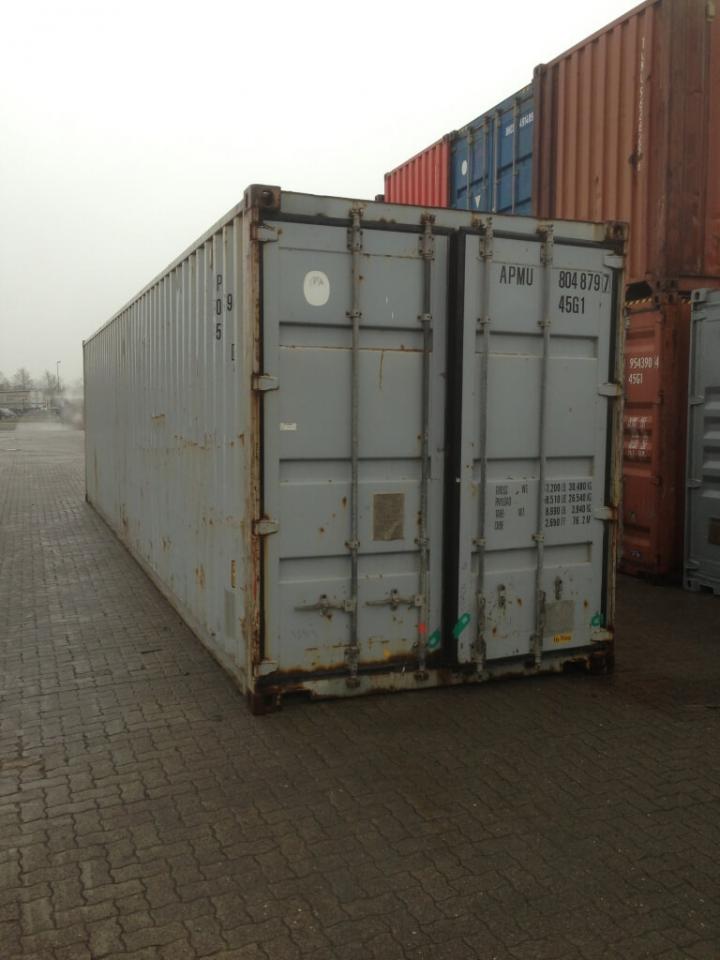 40 Fuss High Cube See- Lagercontainer, gebraucht – Bild 2