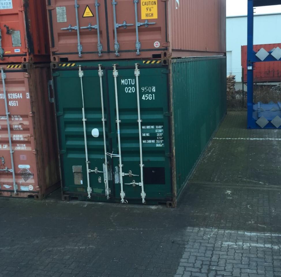 40 Fuss High Cube See- Lagercontainer, gebraucht – Bild 6