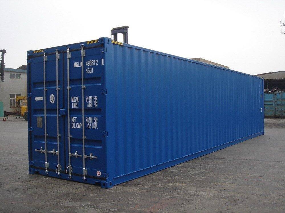 40 Fuss High Cube See- Lagercontainer, neuwertig – Bild 1