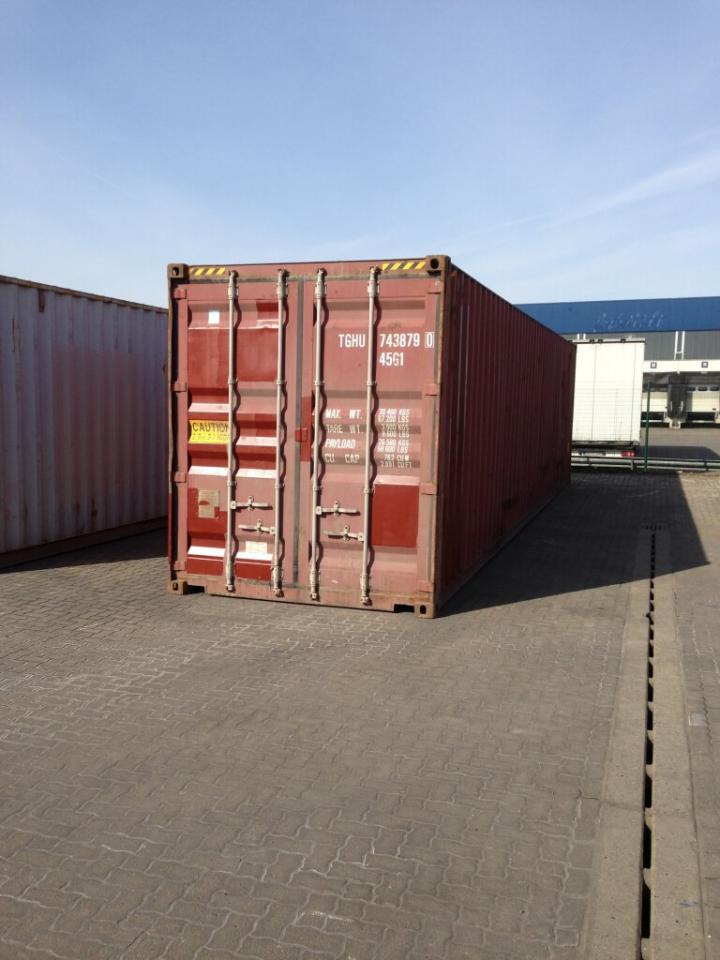 40 Fuss See- Lagercontainer, gebraucht – Bild 2