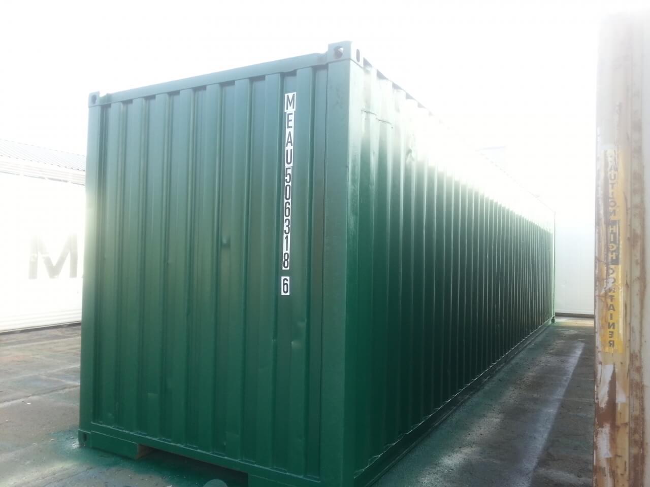 40 Fuss See- Lagercontainer, gebraucht, neu lackiert – Bild 5