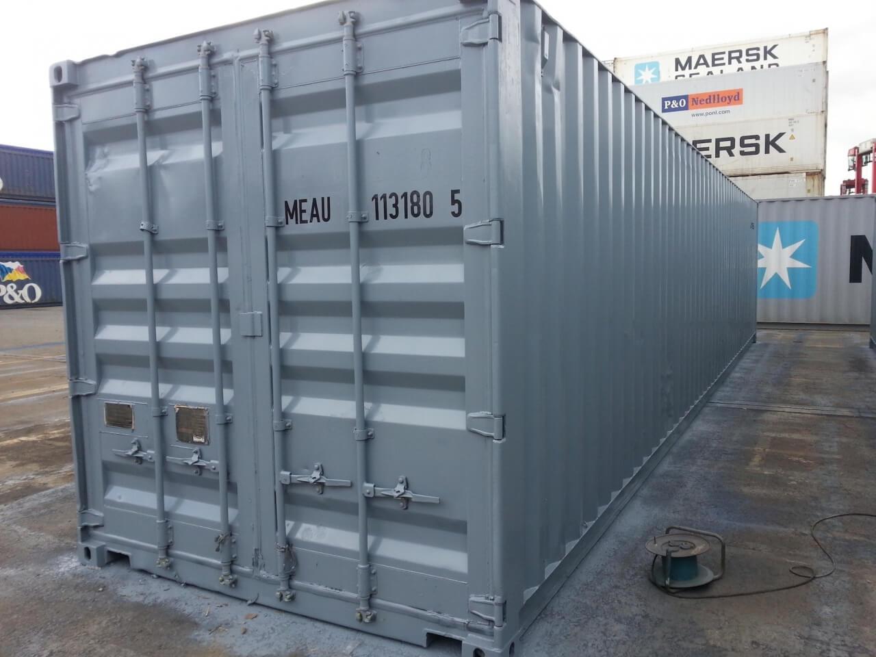 40 Fuss See- Lagercontainer, gebraucht, neu lackiert – Bild 9