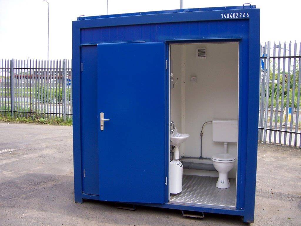 8 Fuss Damen / Herren WC- Box, fabrikneu – Bild 1