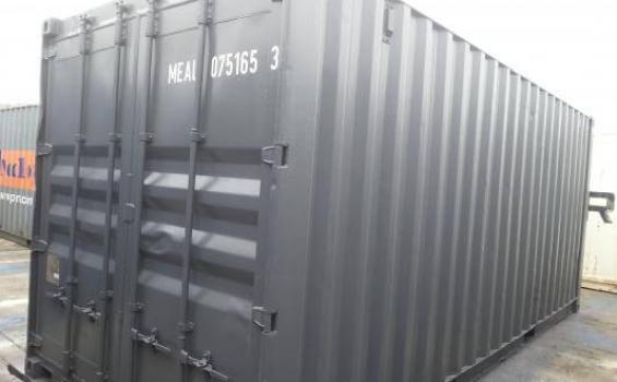 20 Fuss See- Lagercontainer, gebraucht, neu lackiert