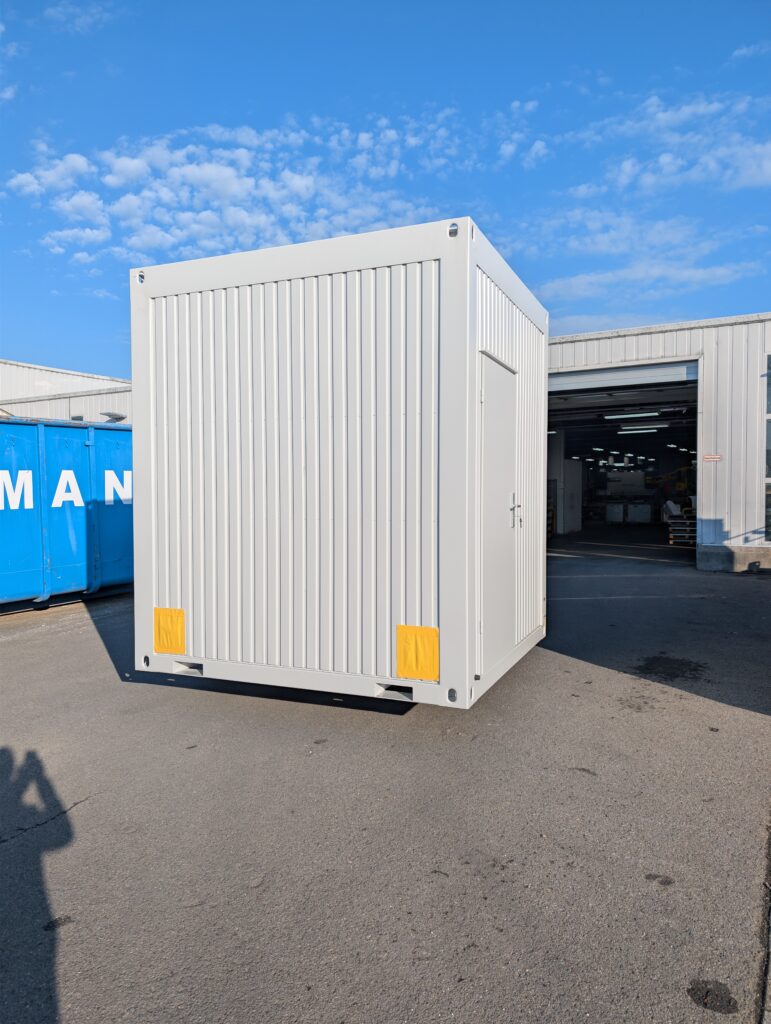 Containermontage und fachgerechte Aufstellung
