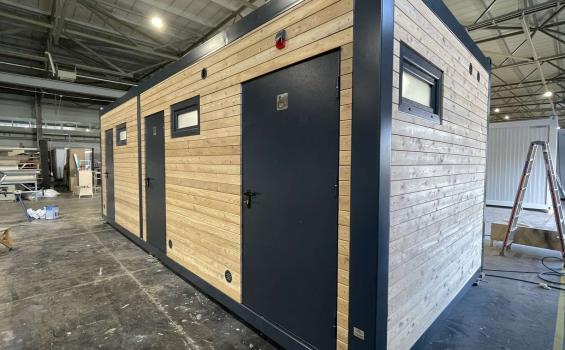 Sanitärcontaineranlage