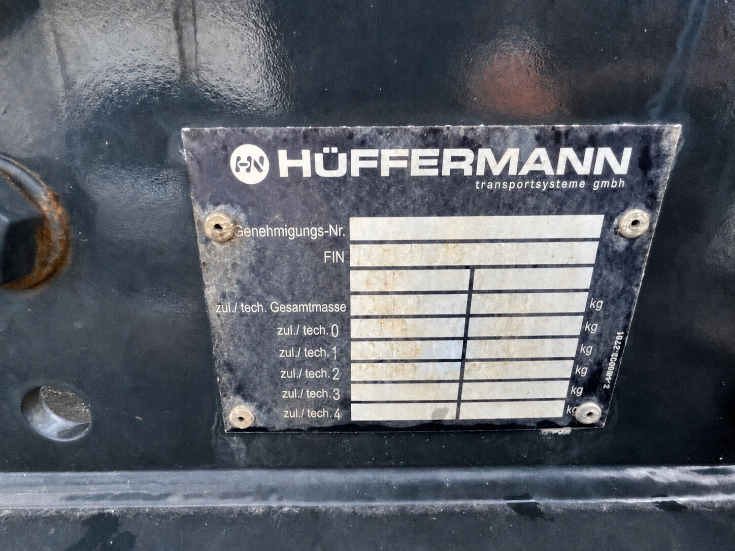 Hüffermann HTA 1877 Containeranhänger LS – Bild 5